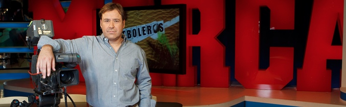 Enrique Marqués estuvo al frente de 'Futboleros', uno de los espacios de más éxito de Marca TV